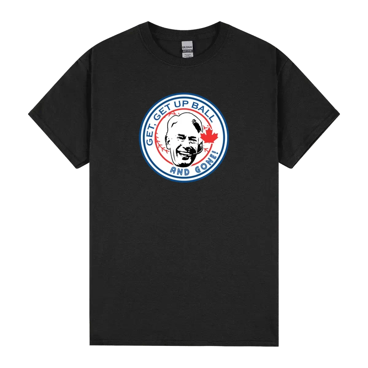 Buck Martinez Get Get Up Ball And Drive Toronto Baseball Logo