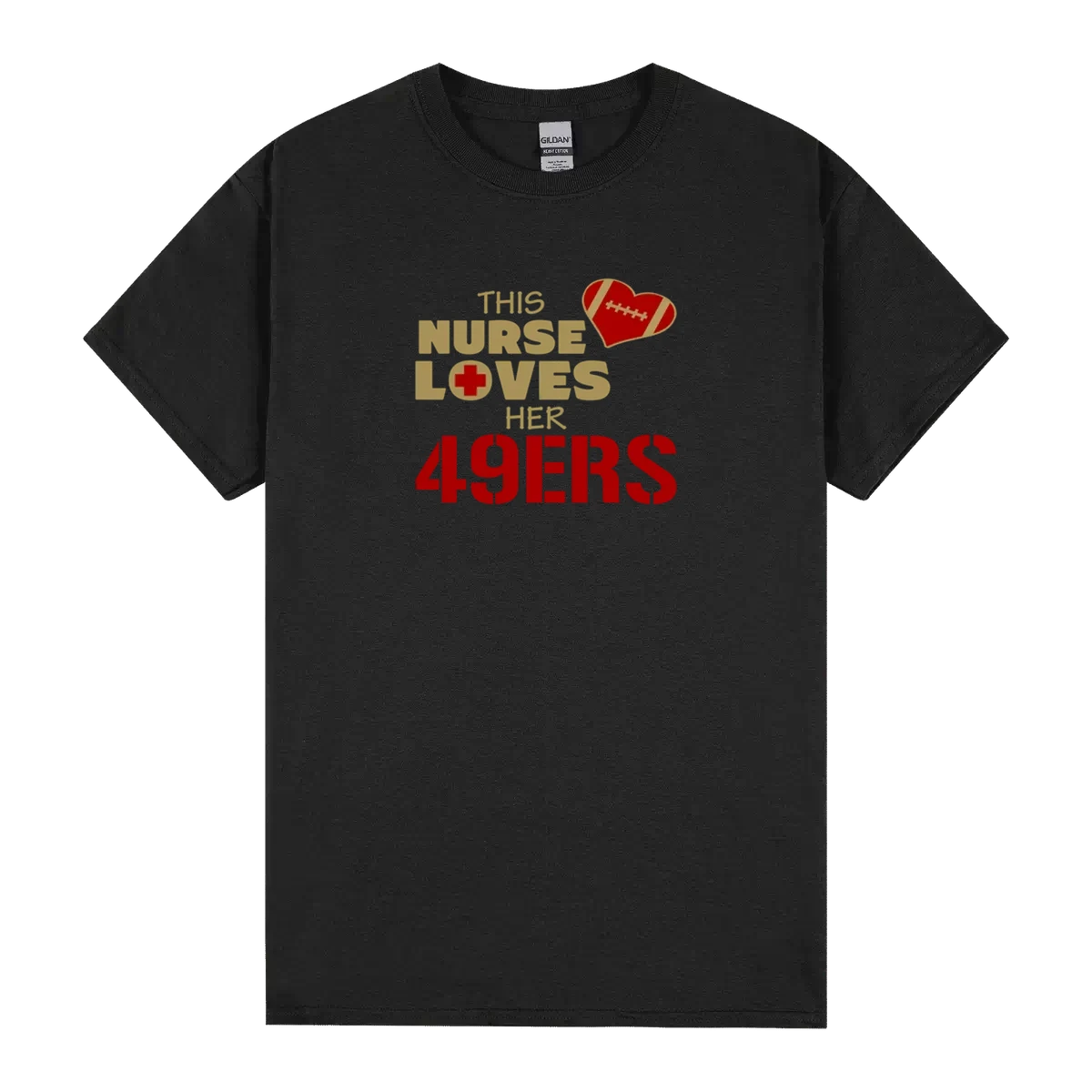 This Nurse Loves Her 49ers Football San Francisco 49ers Team Colors Ladies