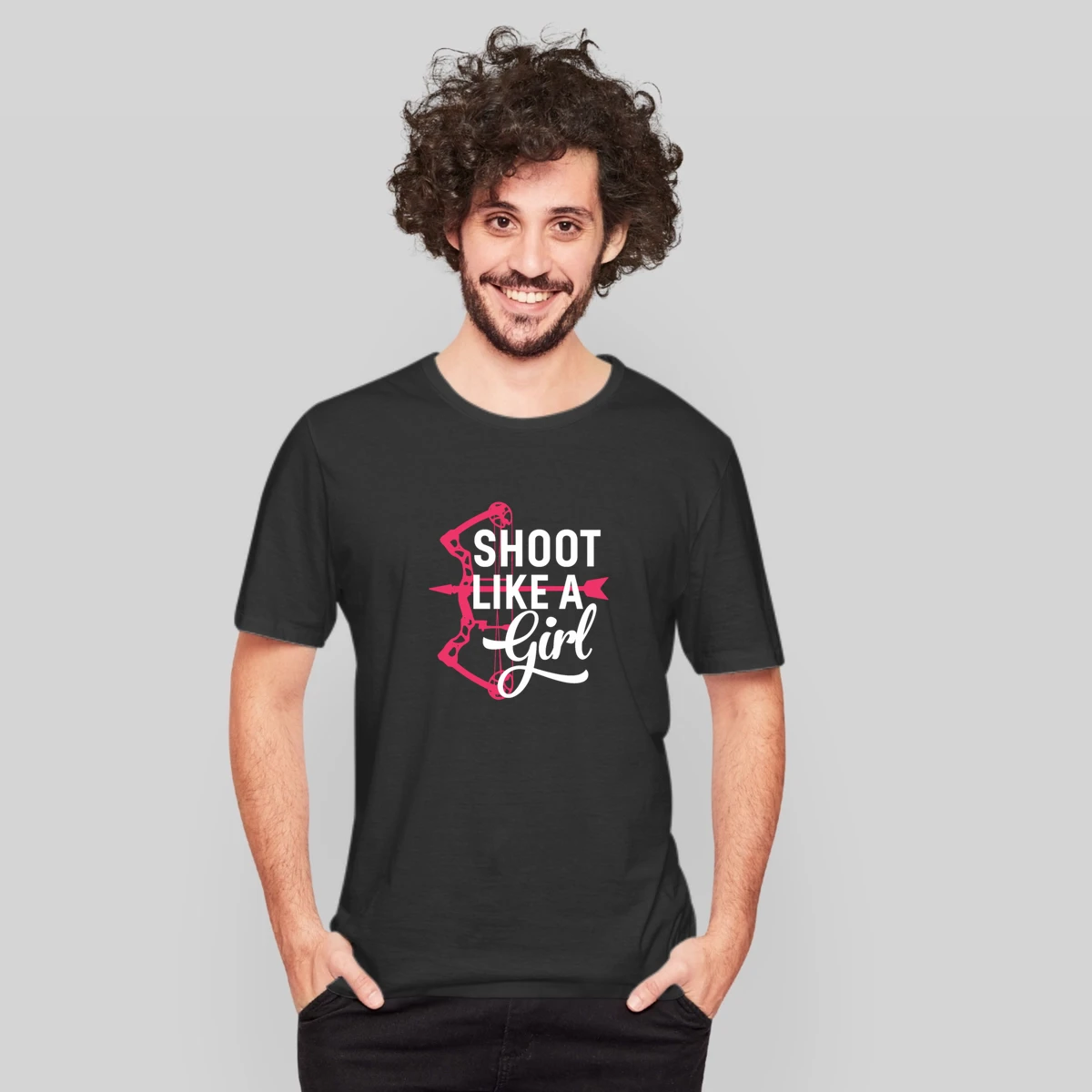 Shoot Like A Girl Archery Bow And Arrow Funny