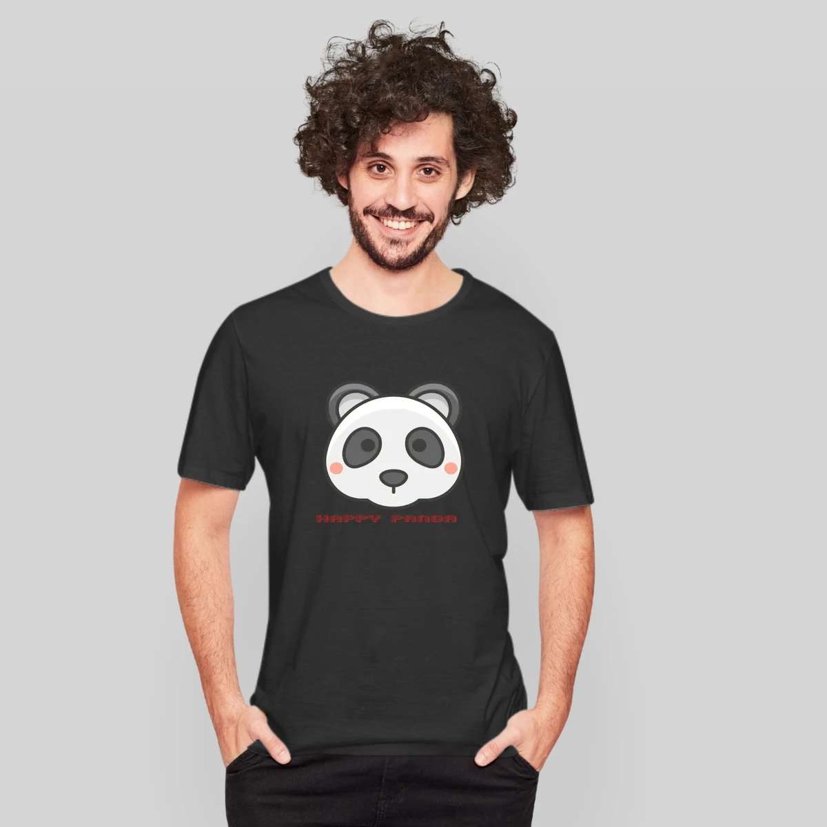 Happy Panda With Image