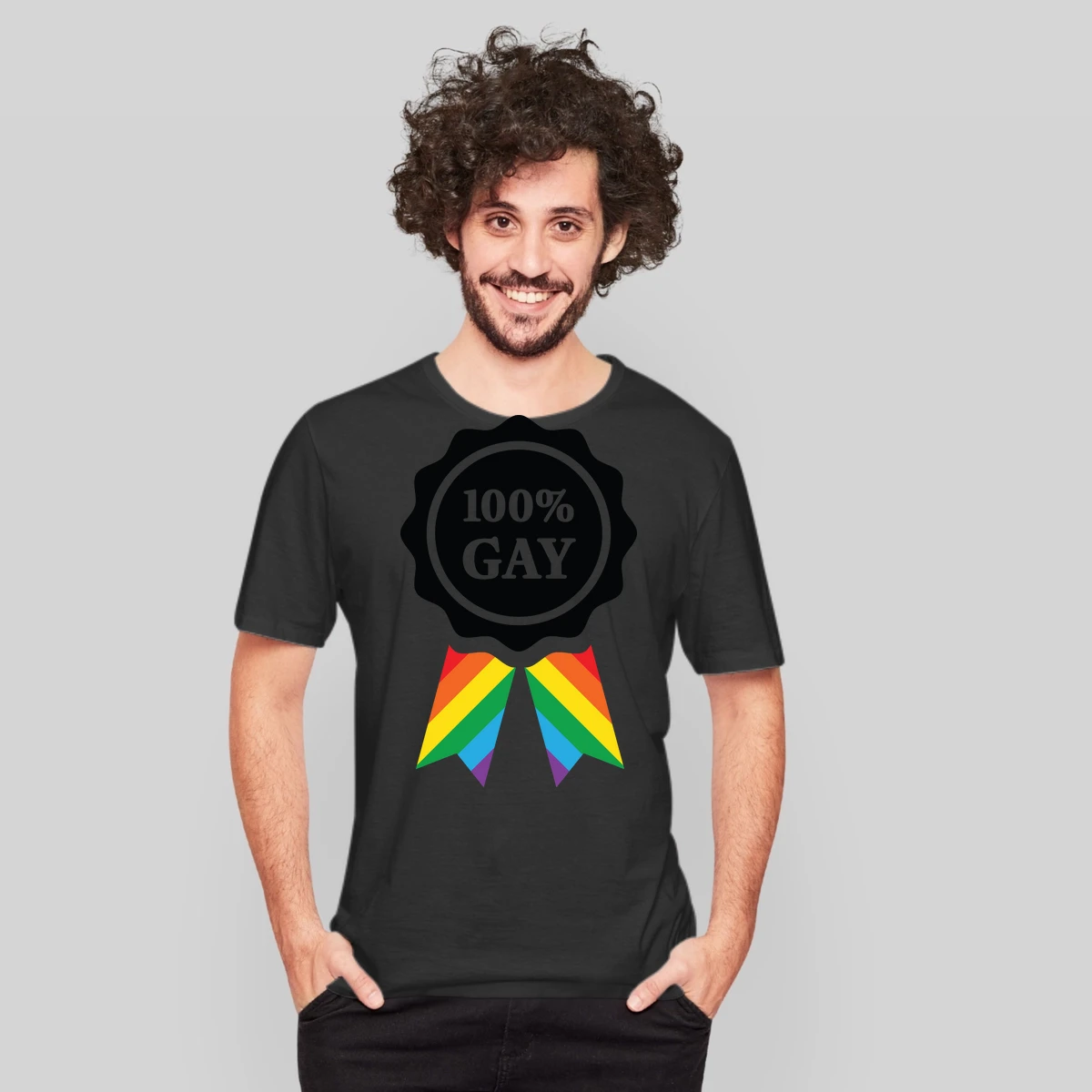 100percent Gay Badge