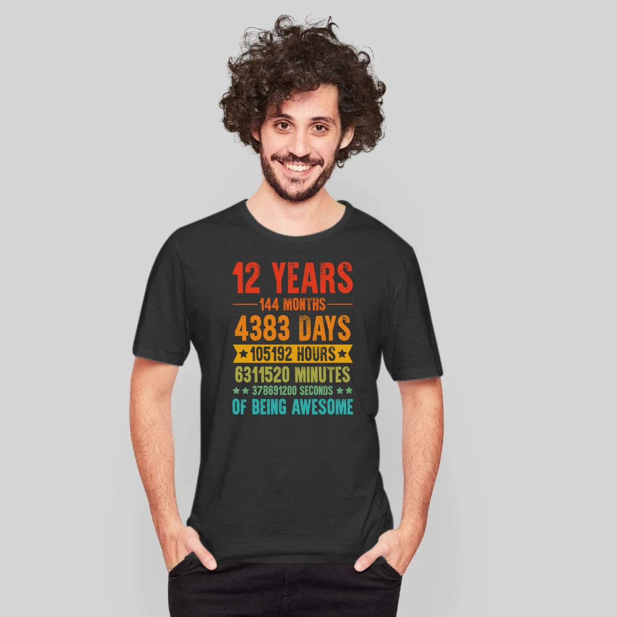 12 Years 144 Months Of Being Awesome Birthday T Design 1
