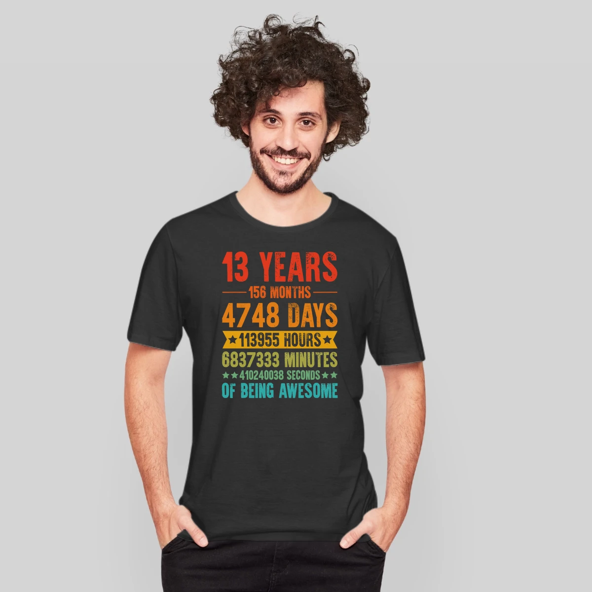 13 Years 156 Months Being Awesome Birthday T Design 1