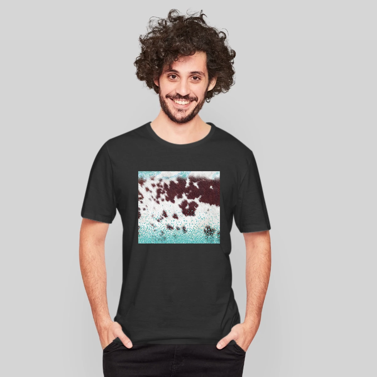 20oz Skinny Tumble Glitter Cow