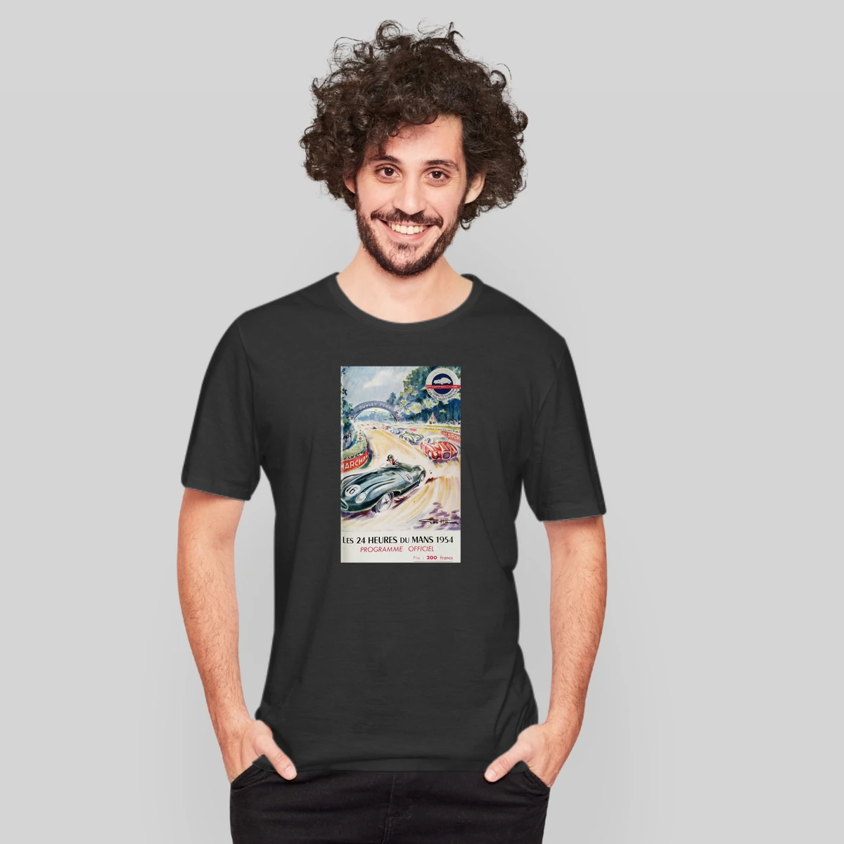 24hs Le Mans 1954 Vintage Poster