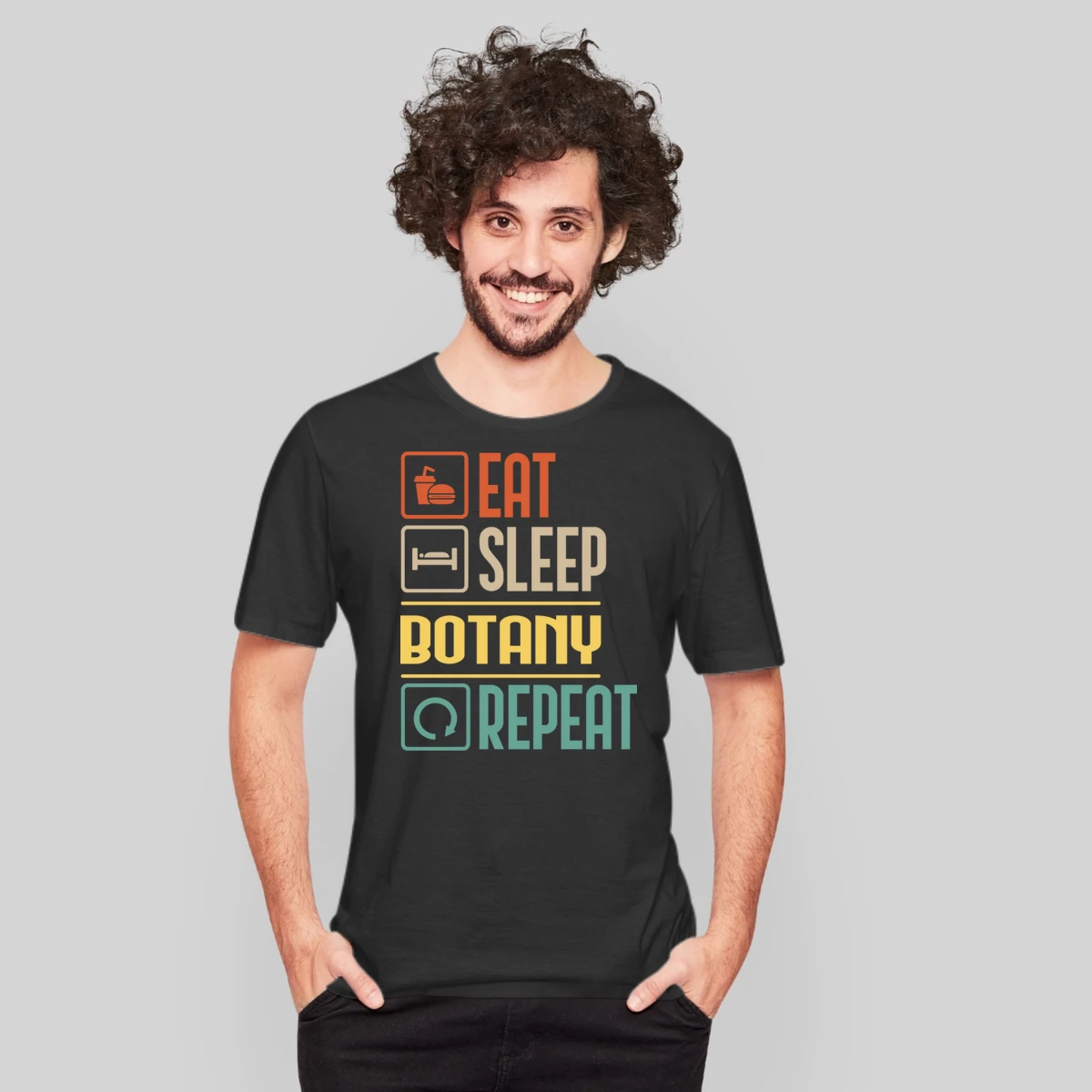 Eat Sleep Botany Repeat Vintage Botanist Funny
