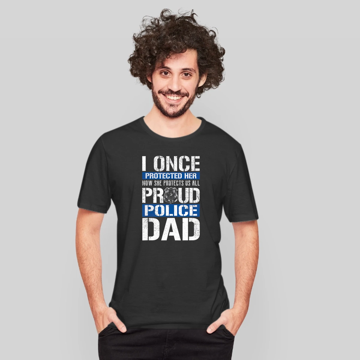 Proud Police Dad Support Police Daughter
