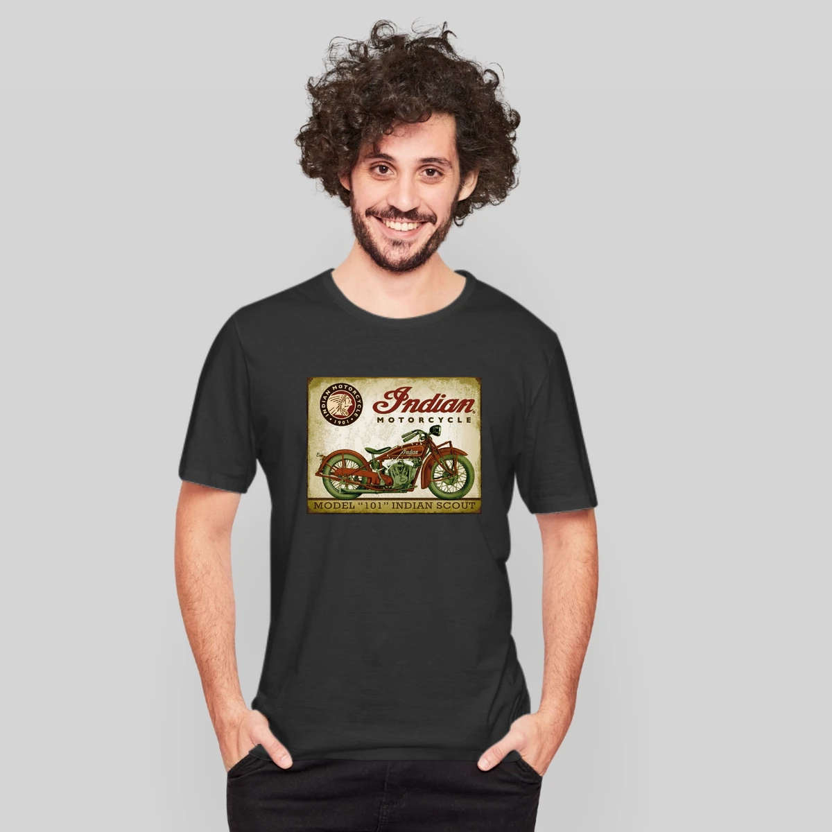 Retro Indian Motorcycle 101 Indian Scout
