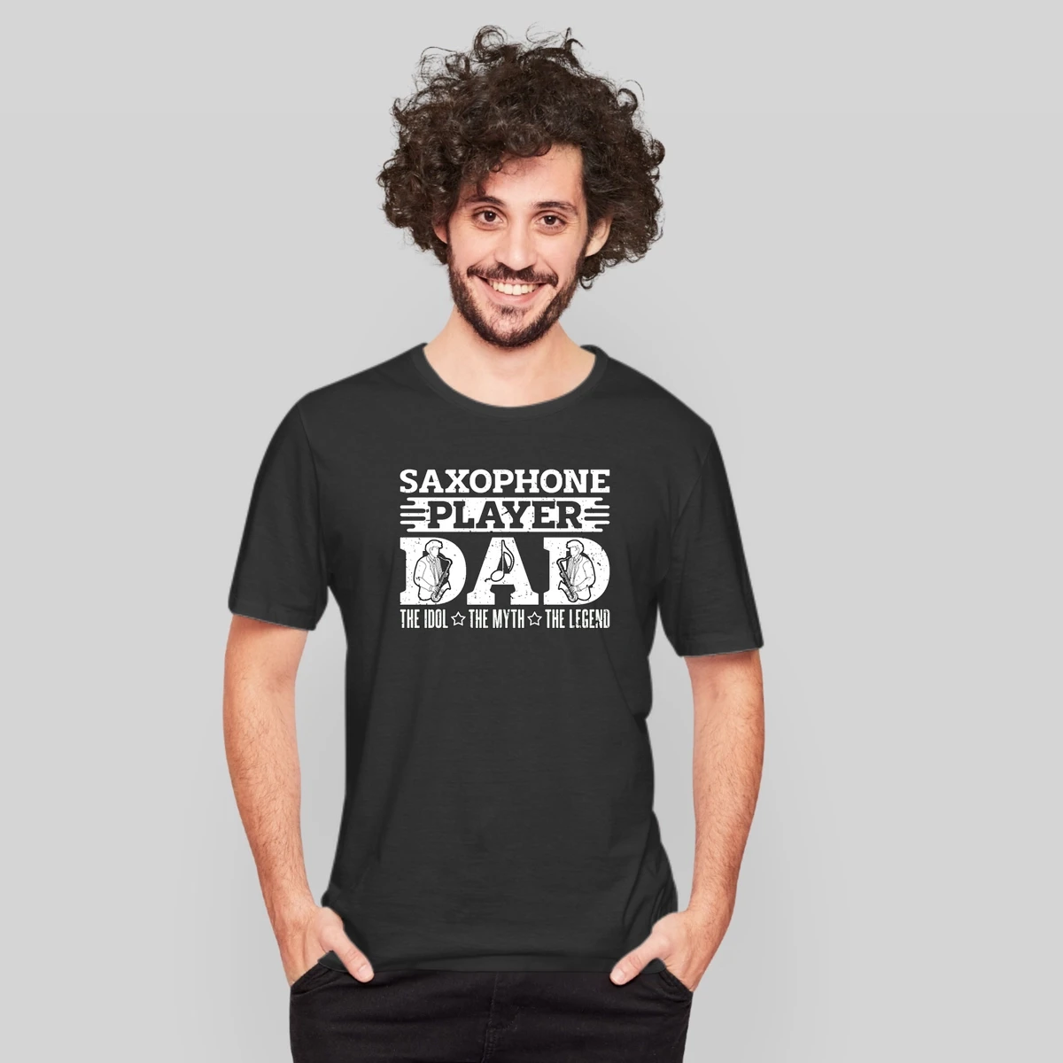 Saxophone Player Dad The Idol The Myth Saxophonist