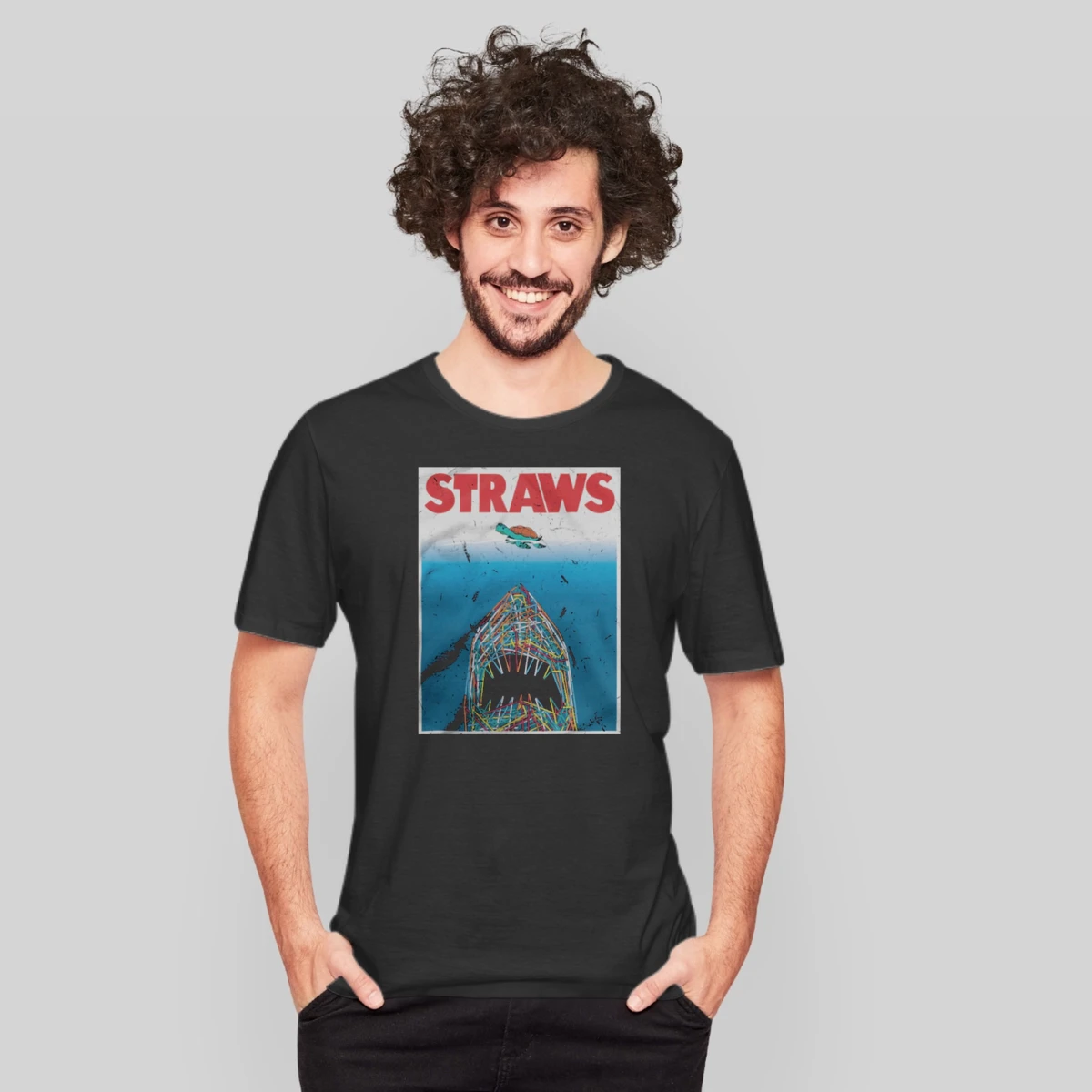 Straws Jaws Shark And Turles