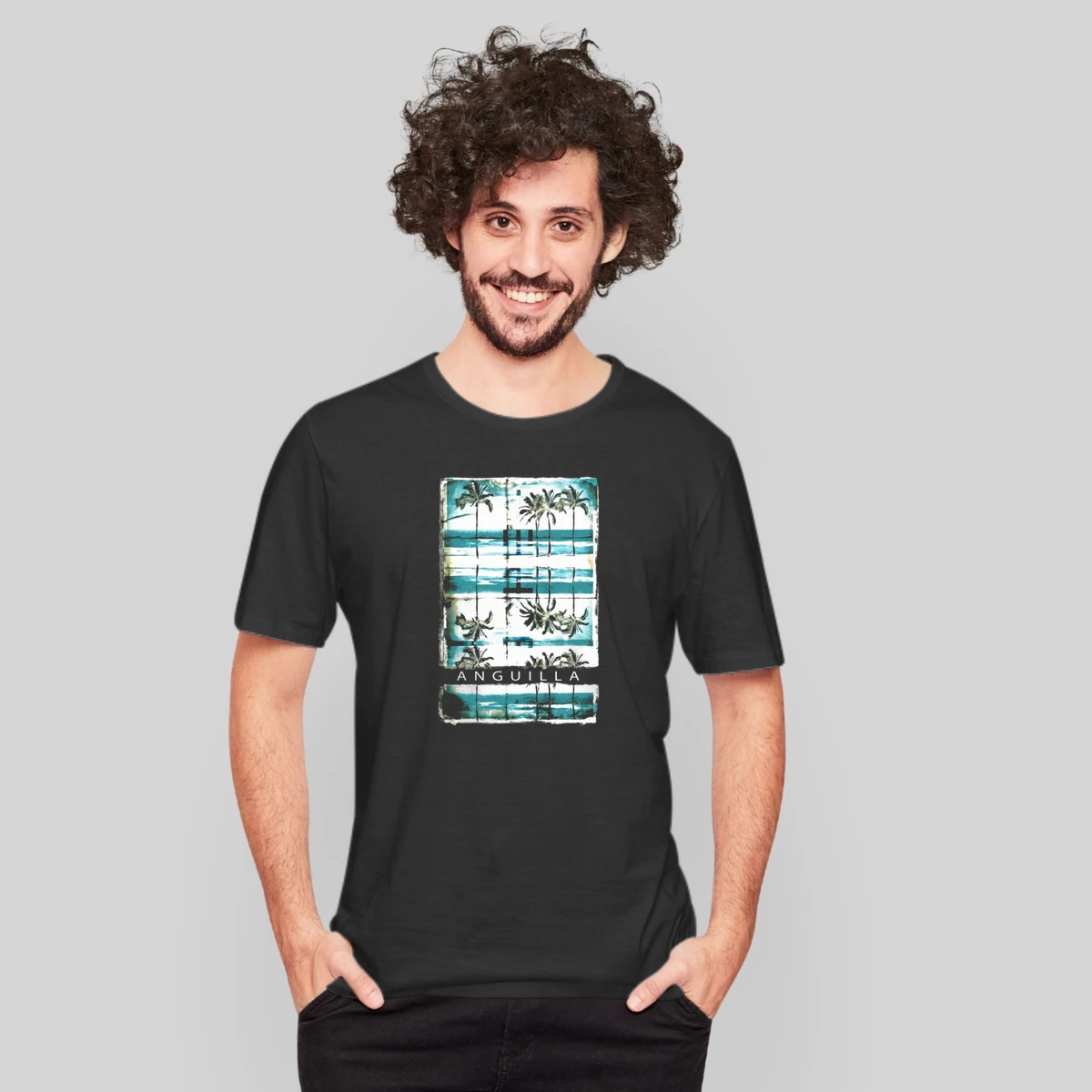 Vintage Anguilla Ocean Beach Vacation Men Women