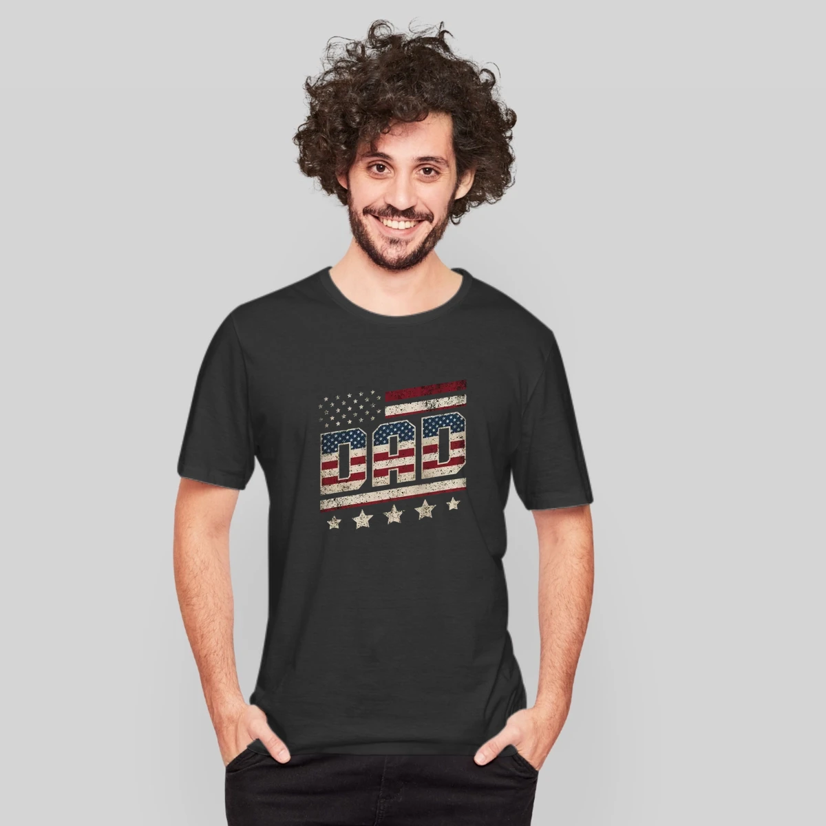 Vintage Dad Usa American Daddy Fathers Day