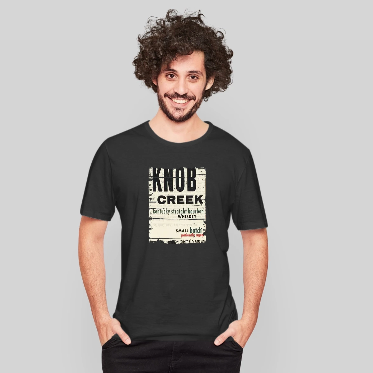 Knob Creek Bourbon Alcohol Drinking Gift Distressed