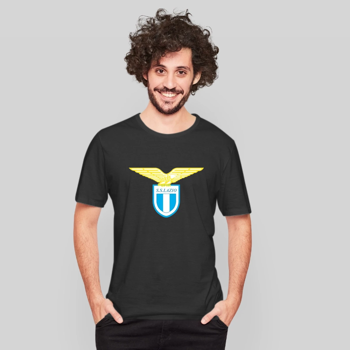 Ss Lazio Soccer Football Black