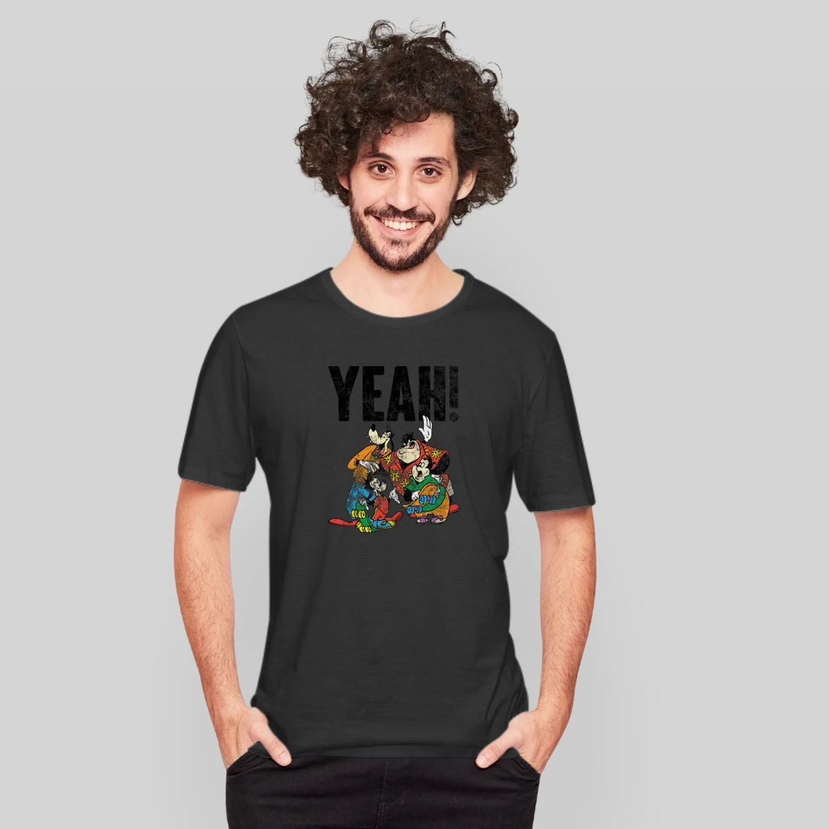 Yeah Goof Troop 90s Tv Show Cartoon Worn