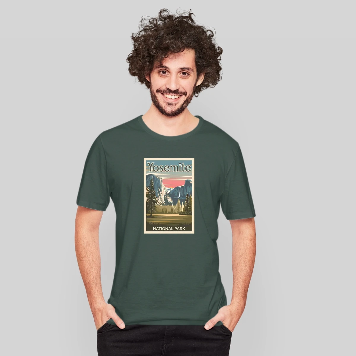 Yosemite National Park Retro Souvenir