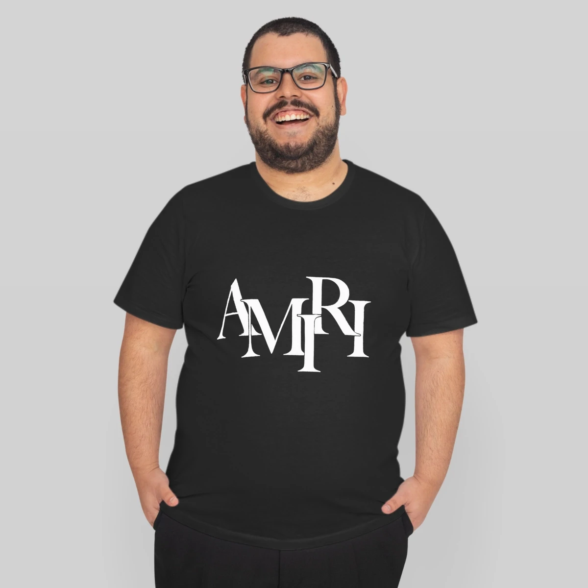 Amiri Black White Logo