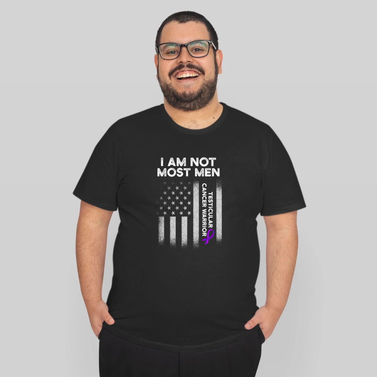 Mens Testicular Cancer Survivor Most Men Purple