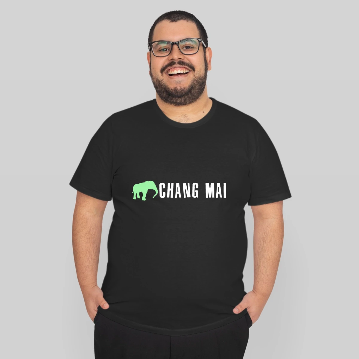 Chiang Mai Or Chang Or Funny Joke Or Elephant