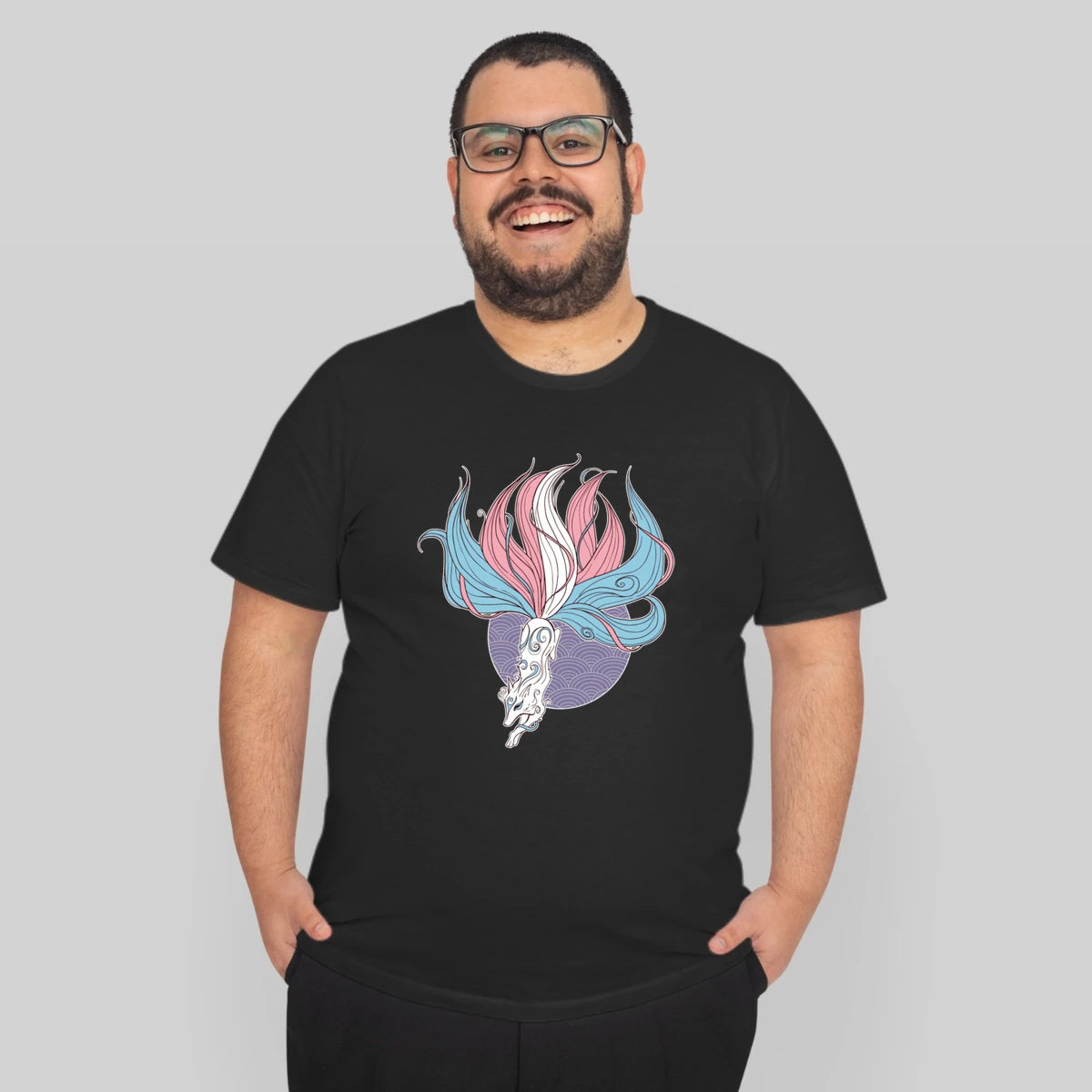 Transgender Pride Kitsune