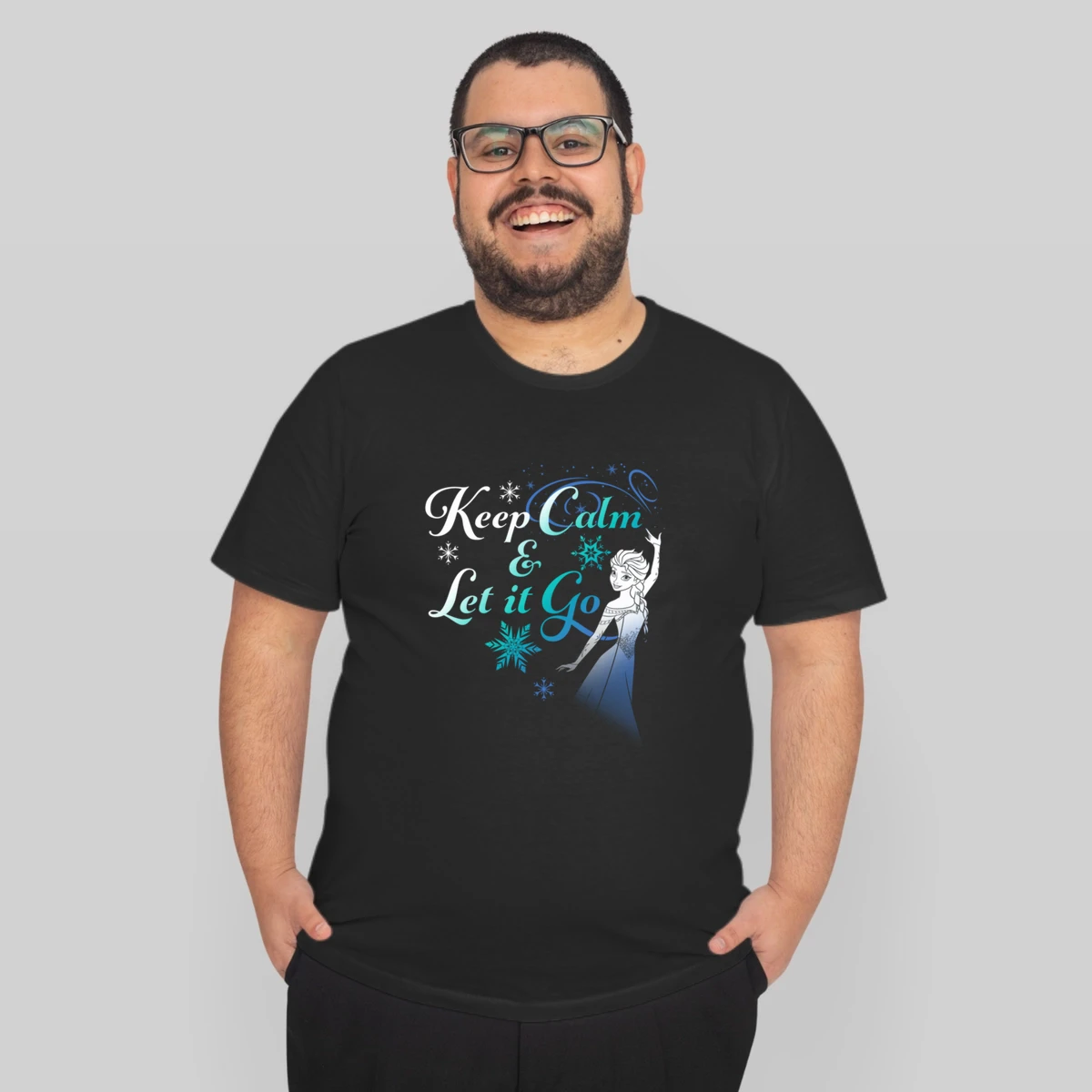 Frozen Elsa Keep Calm And Let It Go Graphic