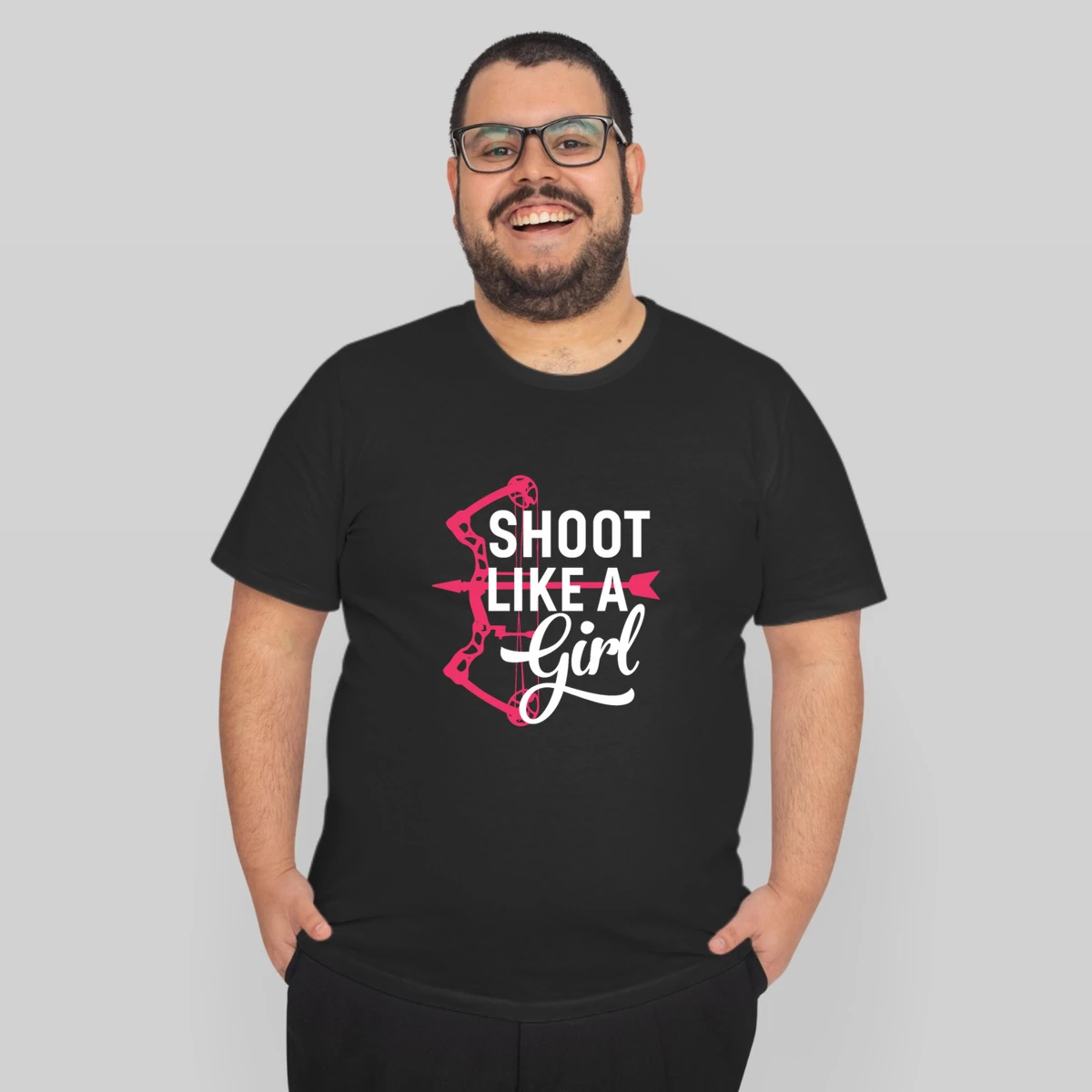Shoot Like A Girl Archery Bow And Arrow Funny