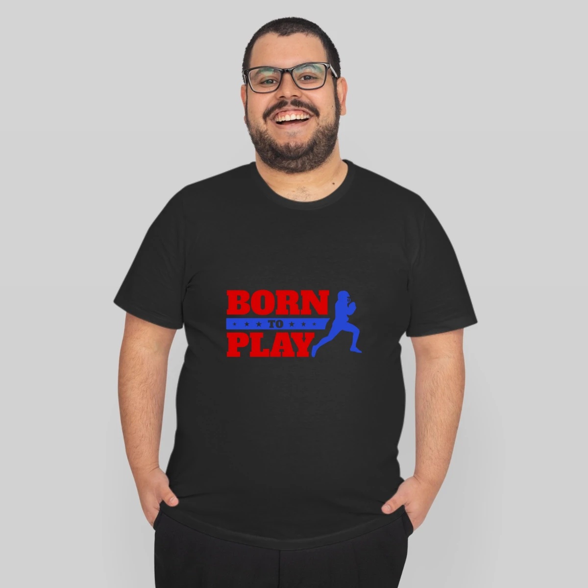 American Football Born To Play Funny Gift Idea