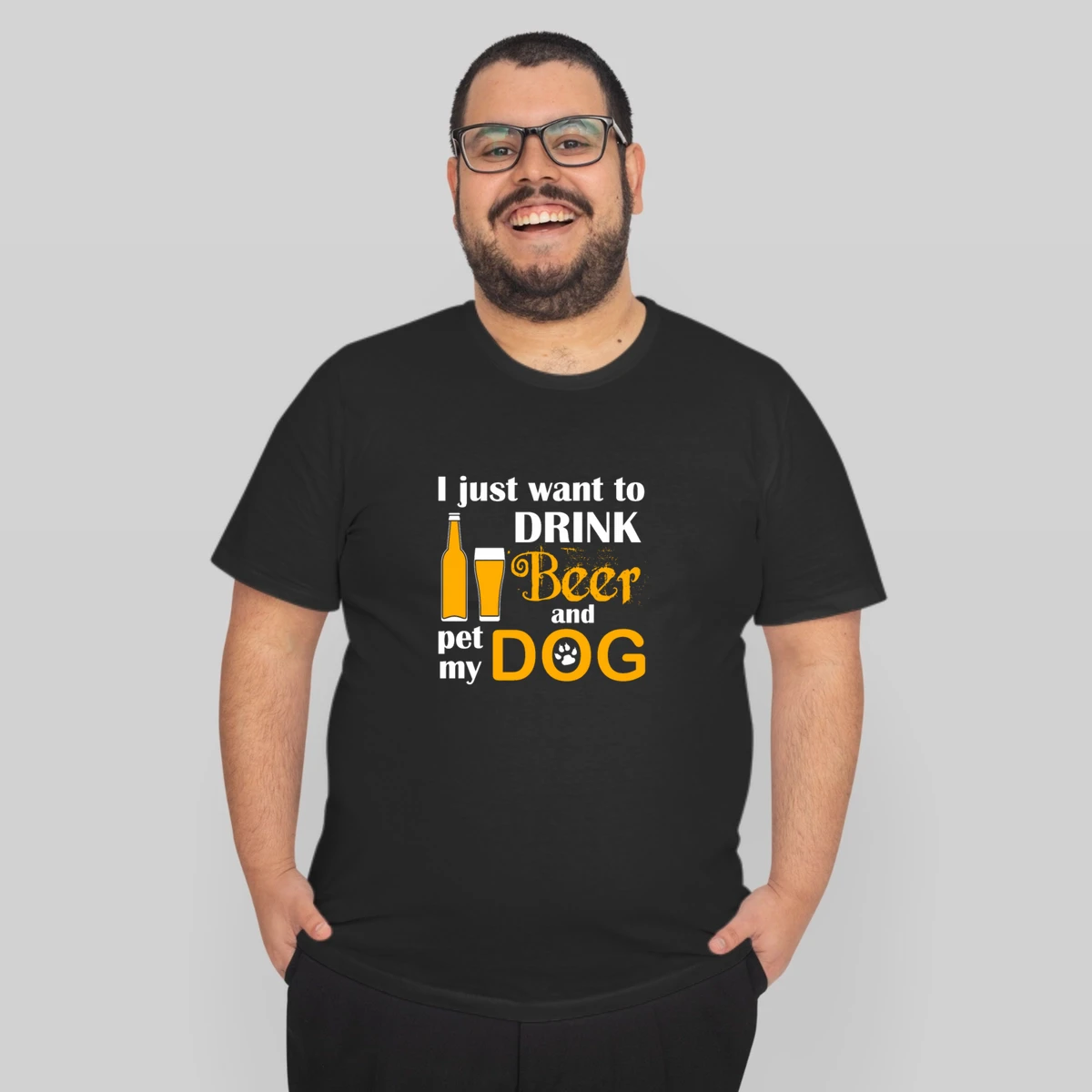 Drink Beer Pet My Dog Gift For Dog And Beer Lover