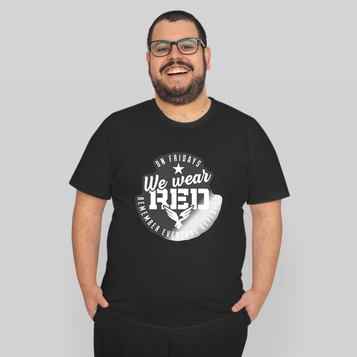 Red Friday Patriotic Military Supporter Design