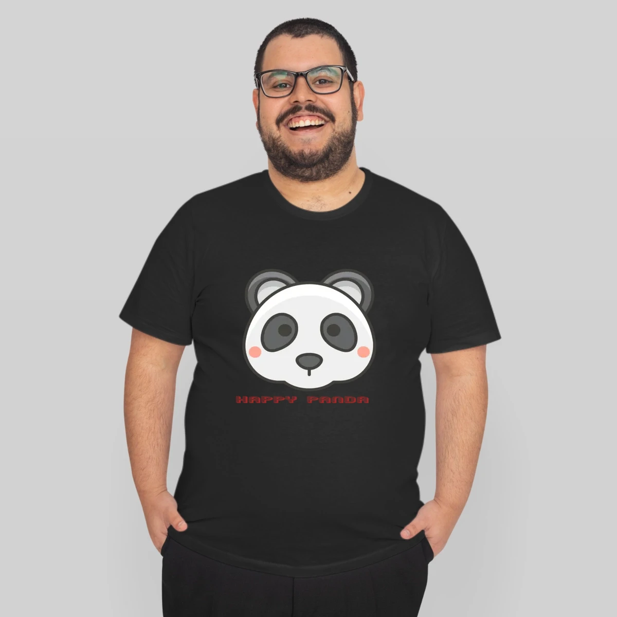 Happy Panda With Image