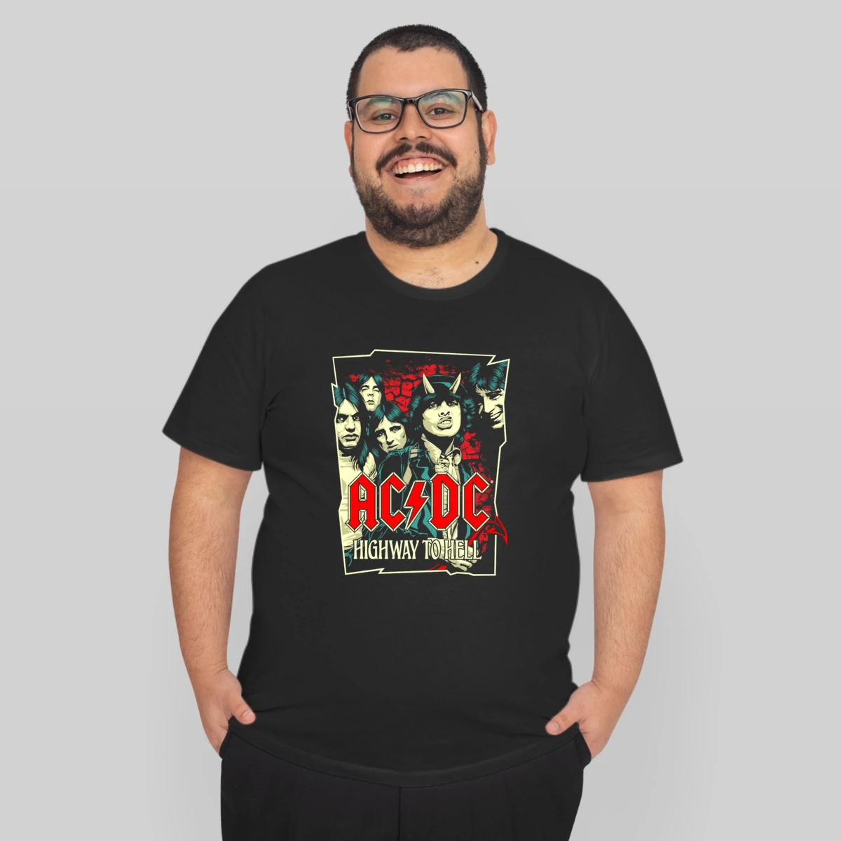 Acdc Logo And Band Highway To Hell Album