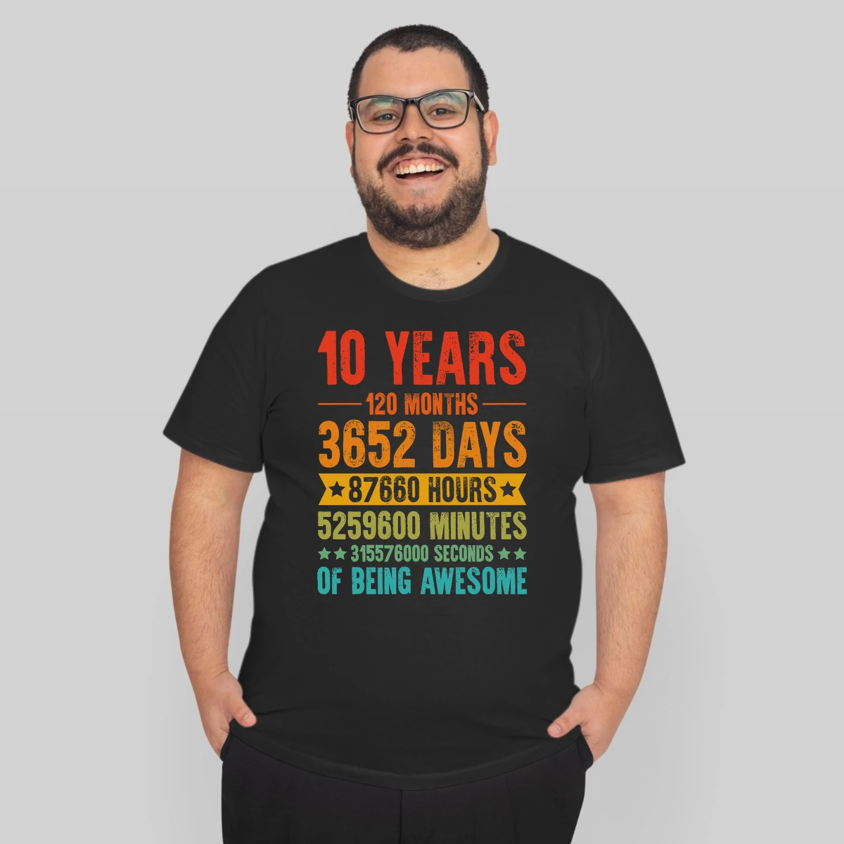 10 Years 120 Months Of Being Awesome Birthday T Design 1