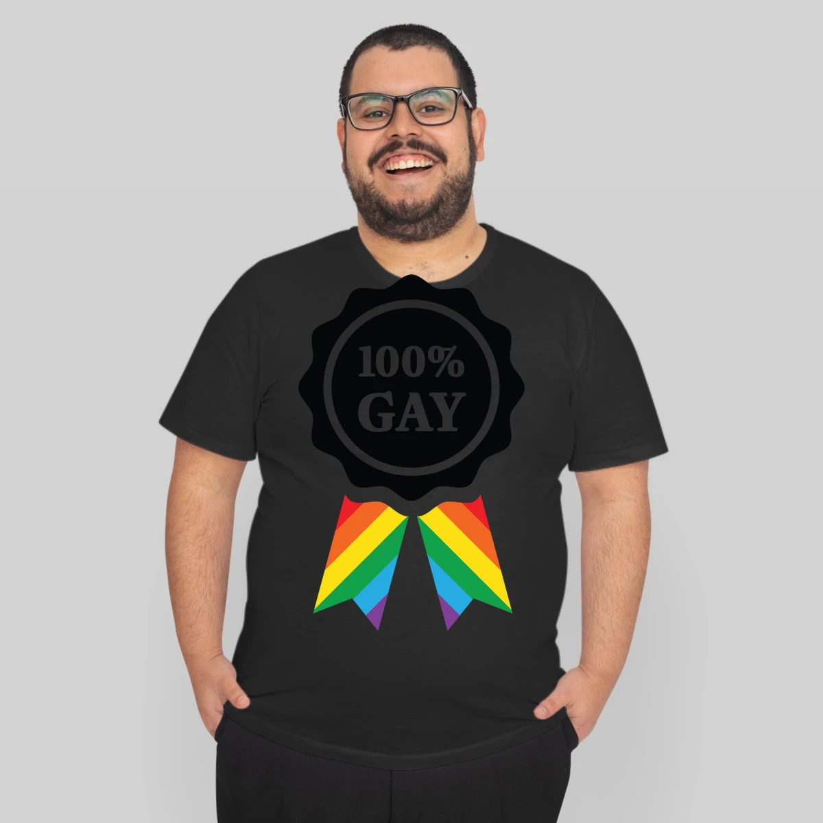 100percent Gay Badge