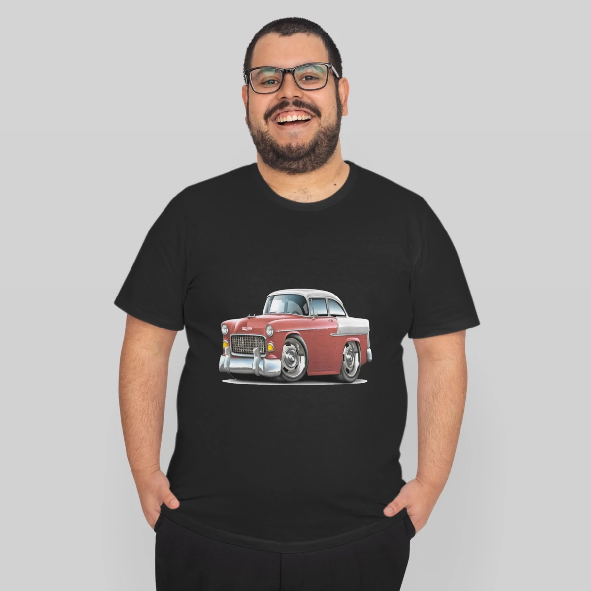 1955 Chevy Belair Salmon Car