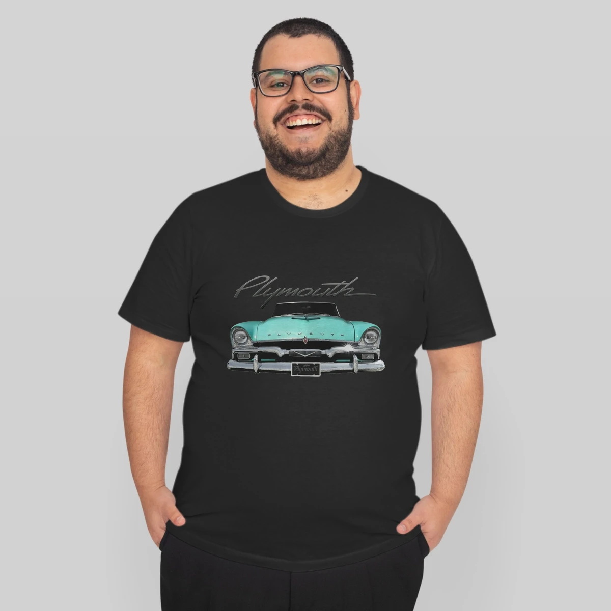 1956 Plymouth Two Side Blue