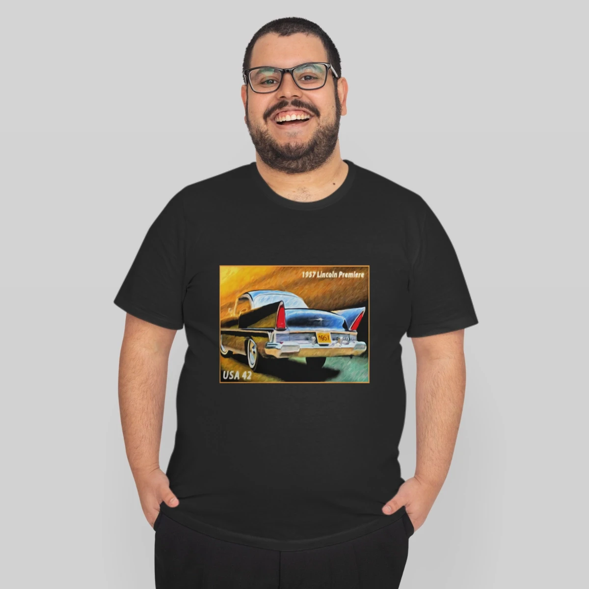 1957 Lincoln Premiere Baby Lap Shoulder