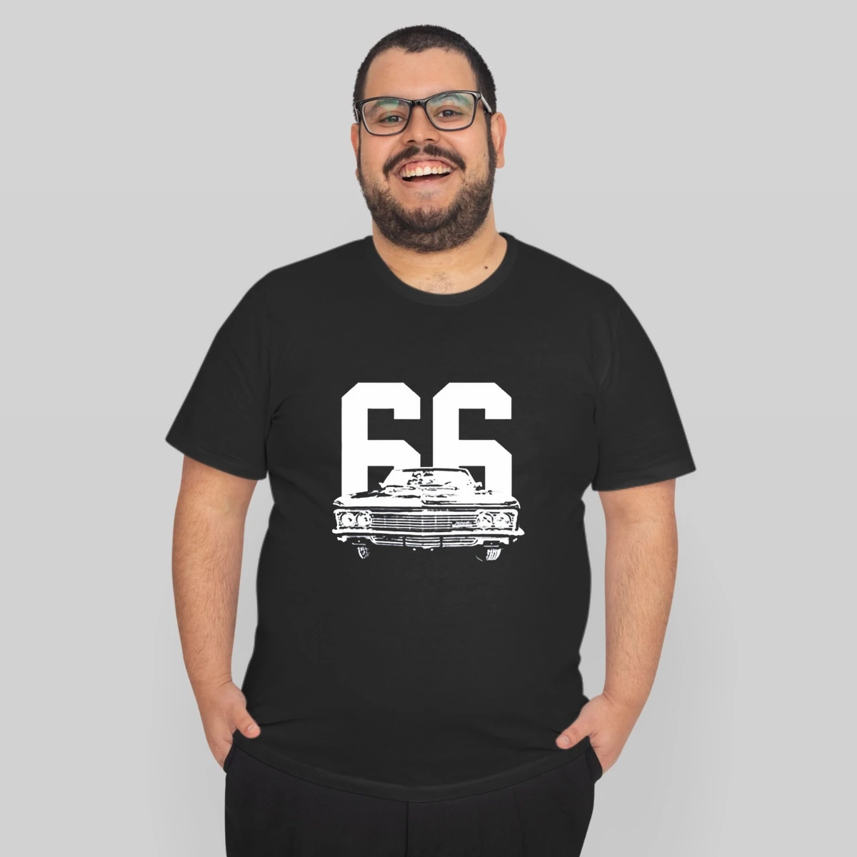 1966 Impala Grill View With Year