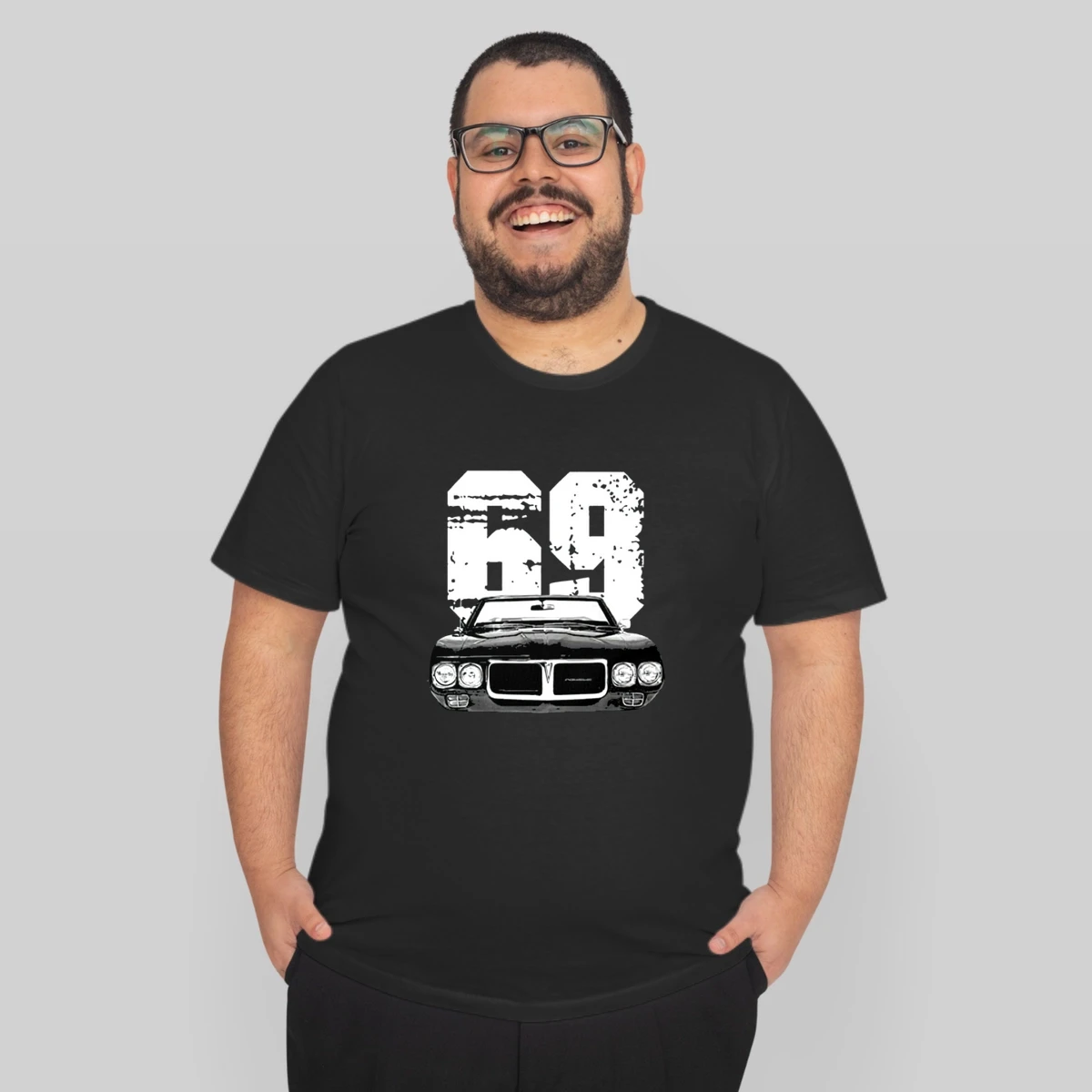 1969 Pontiac Firebird Trans Am Front View With Year