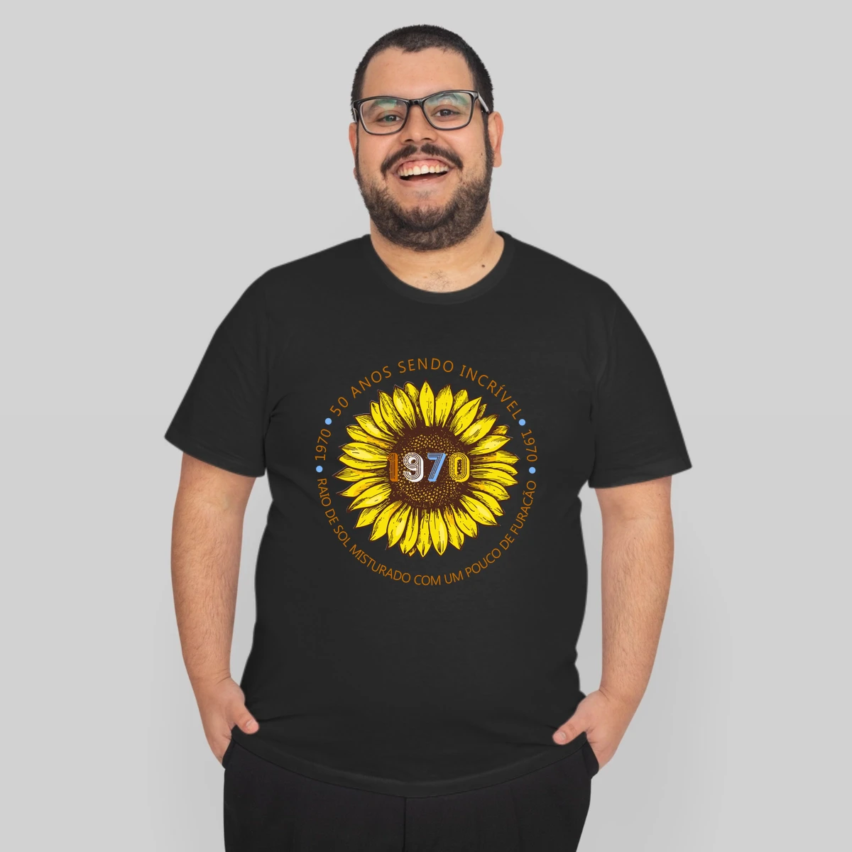 1970 Year Anos Sendo Incrivel Raio De Sol Misturado Com Um Pouco De Furacao Birthday 2020 Sunflower