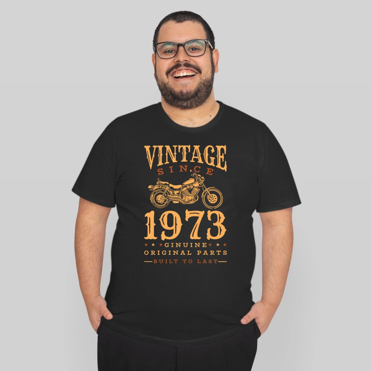 1973 Vintage Born Motorcycle Birthday Gift Idea
