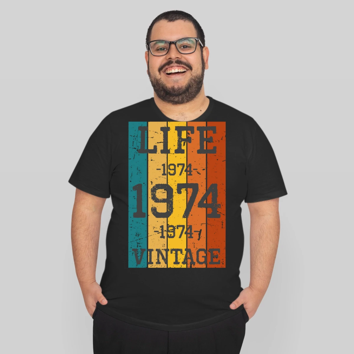 1974 Vintage Classic Design Retro Graduation 74s