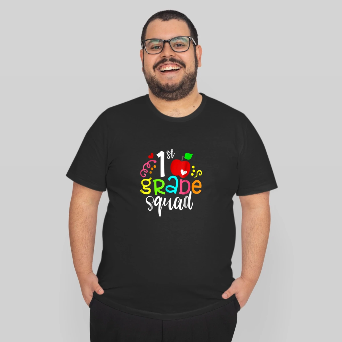 1st First Grade Squad Back To School Teacher T Gifts Men