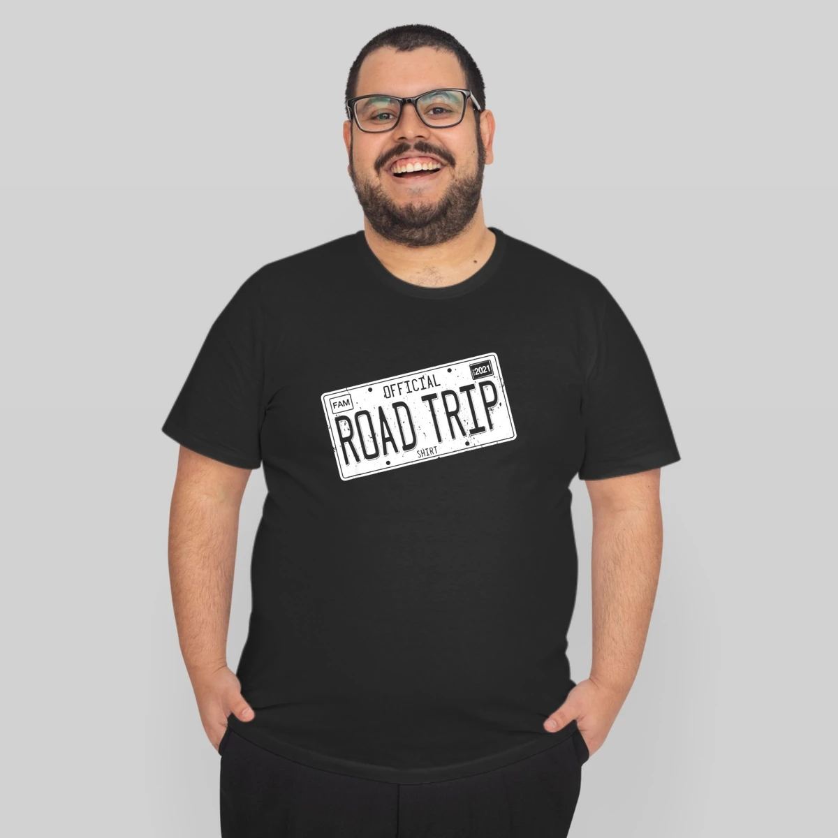 2021 Official Family Road Trip License Plate Design