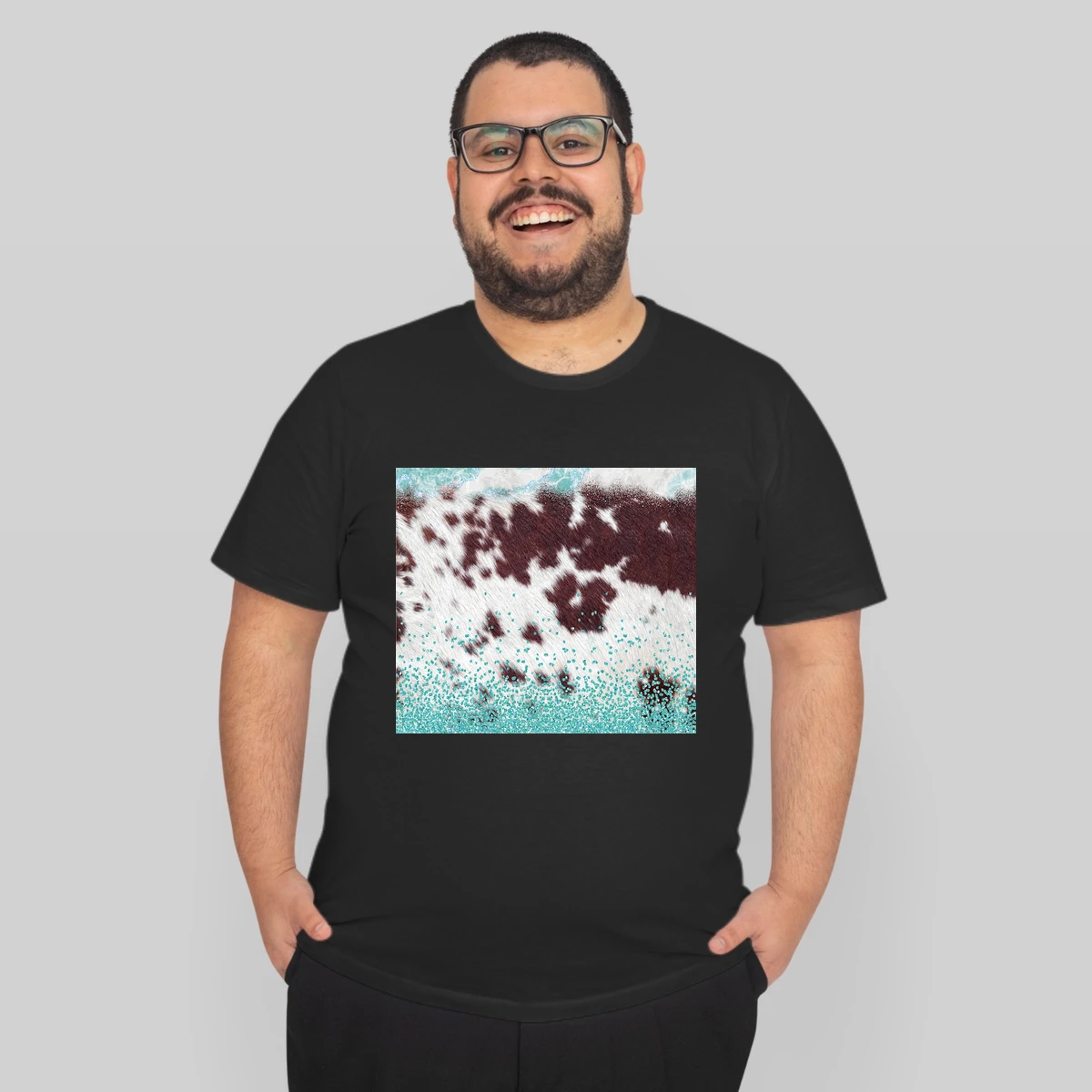 20oz Skinny Tumble Glitter Cow