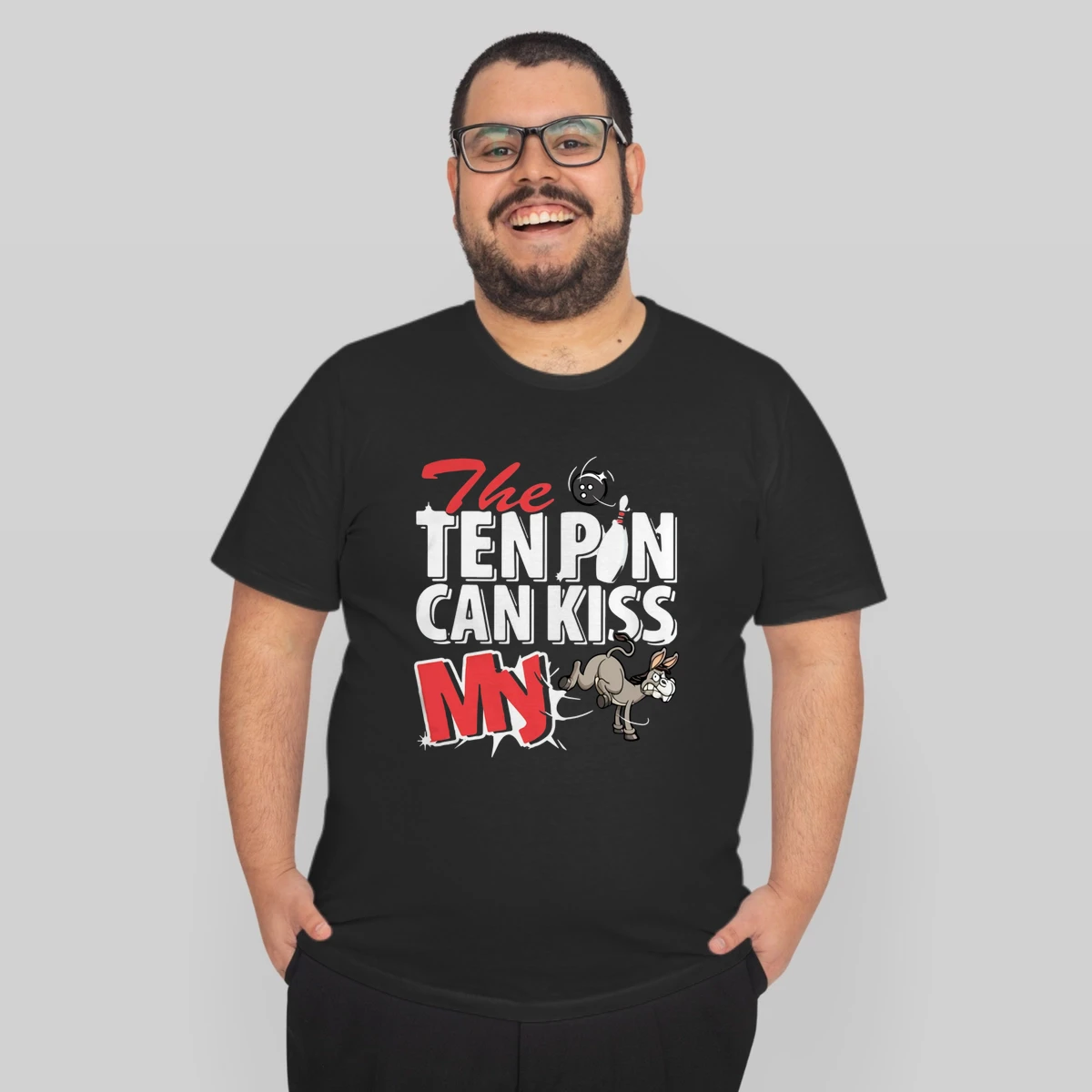 Bowling And Donkey The Ten Pin Can Kiss My