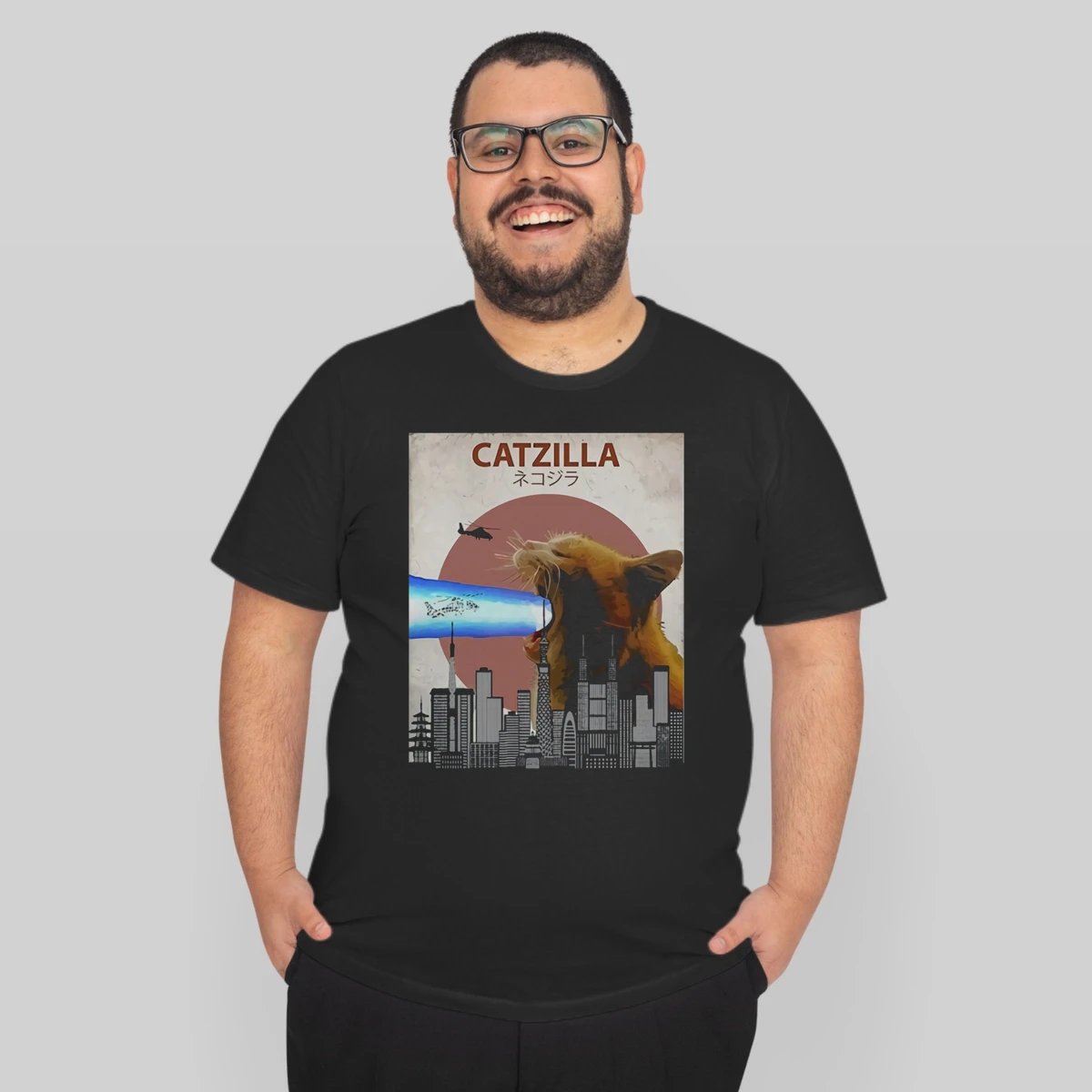 Catzilla Funny Cat Nettes Geschenk Fur Katzenliebhaber