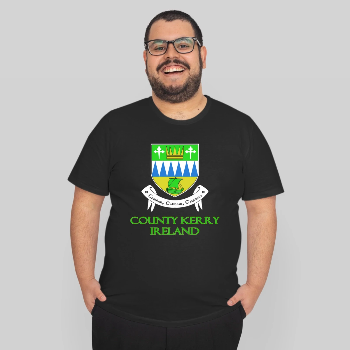 County Kerry Ireland Coat Of Arms Black Yout