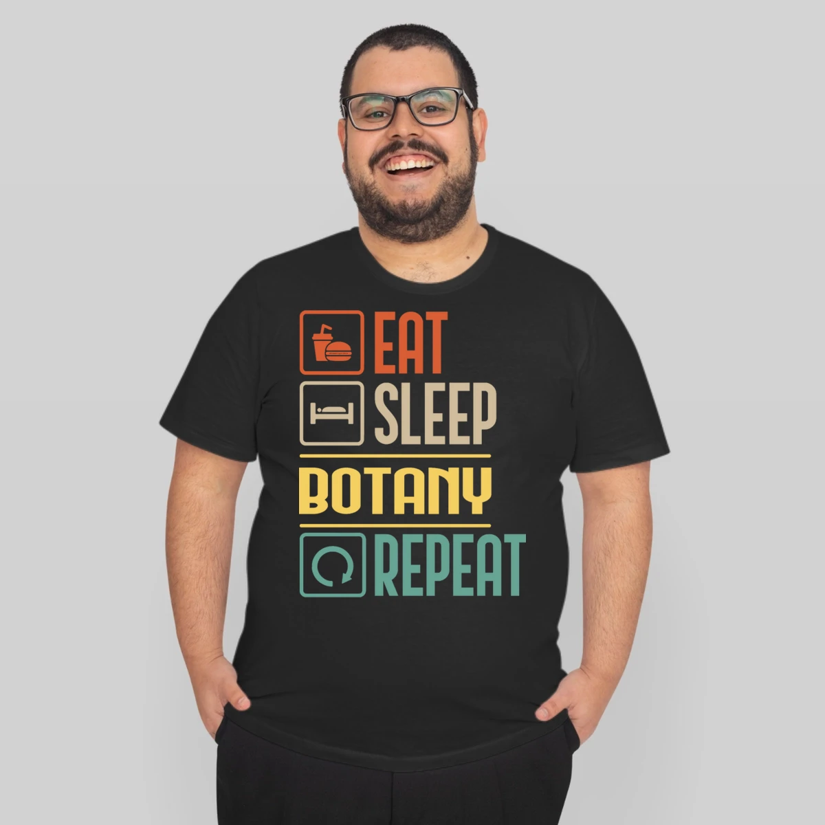 Eat Sleep Botany Repeat Vintage Botanist Funny