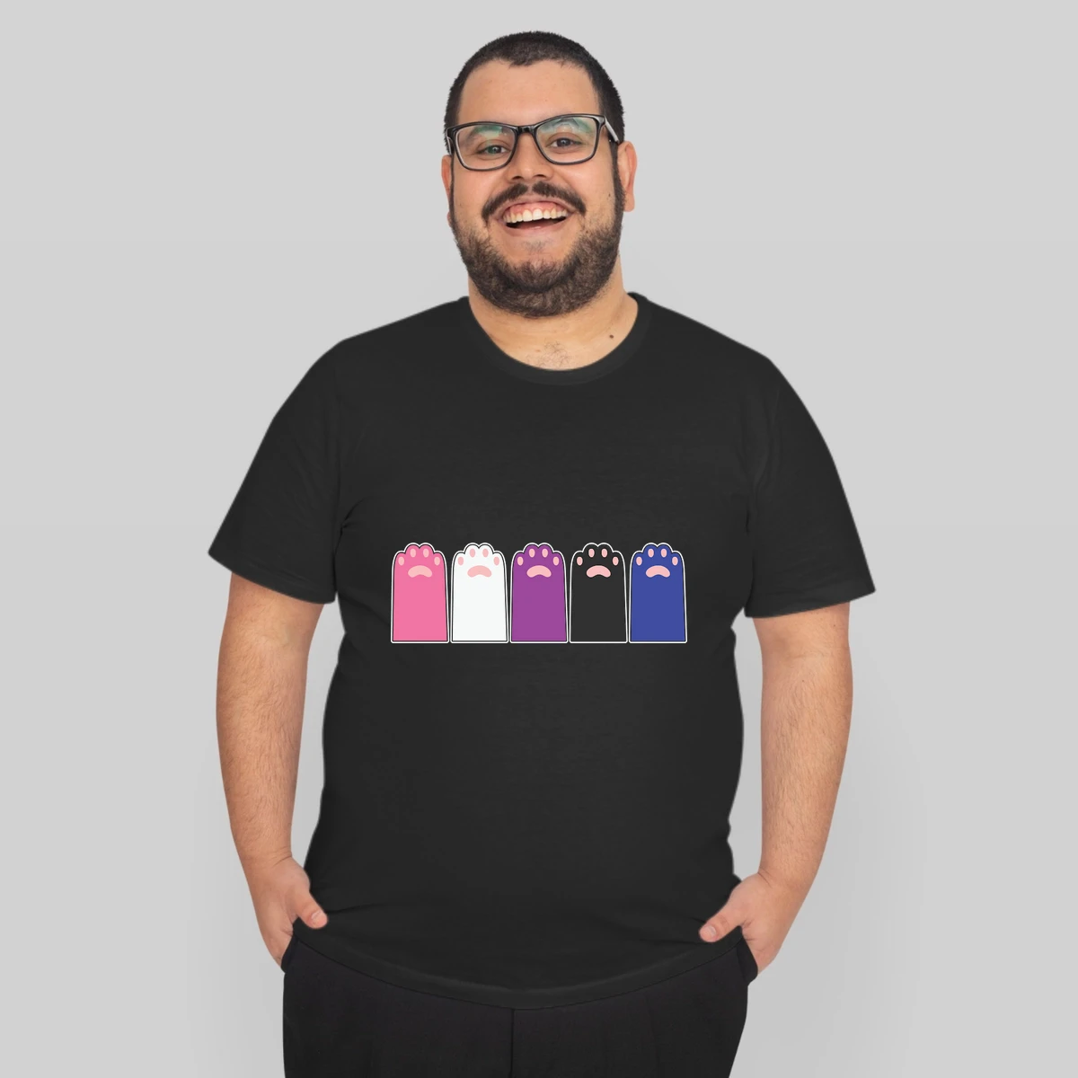 Genderfluid Pride Cat Lgbt Fluid