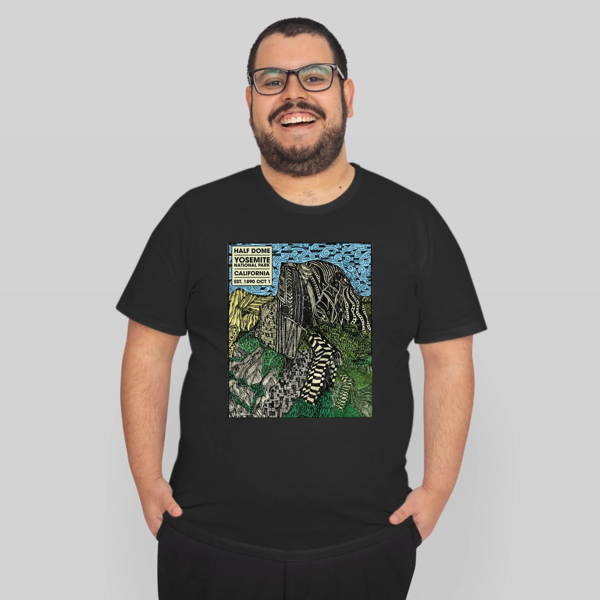 Half Dome Yosemite Watercolor